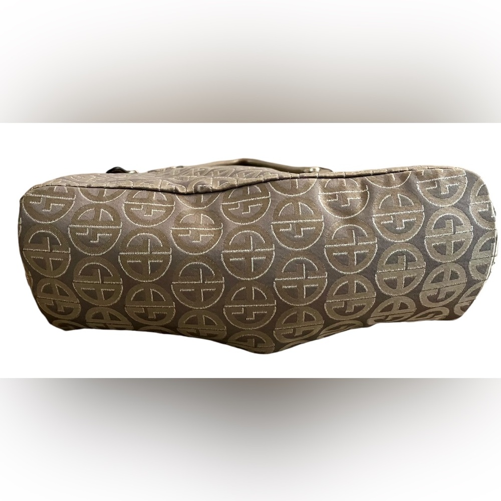 Giani Bernini Metallic Grey Tannish Shoulder Bag - Picture 8 of 9